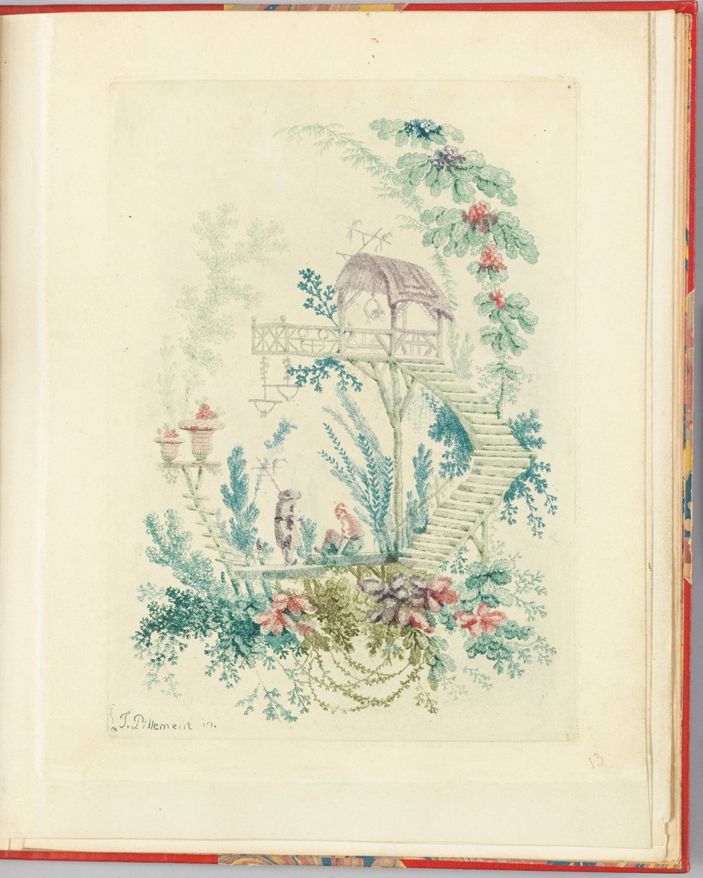 Disegno ornamentale da "Nouvelle suite de cahiers chinois a l