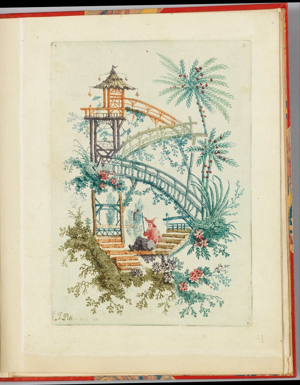 Disegno ornamentale da "Nouvelle suite de cahiers chinois a l