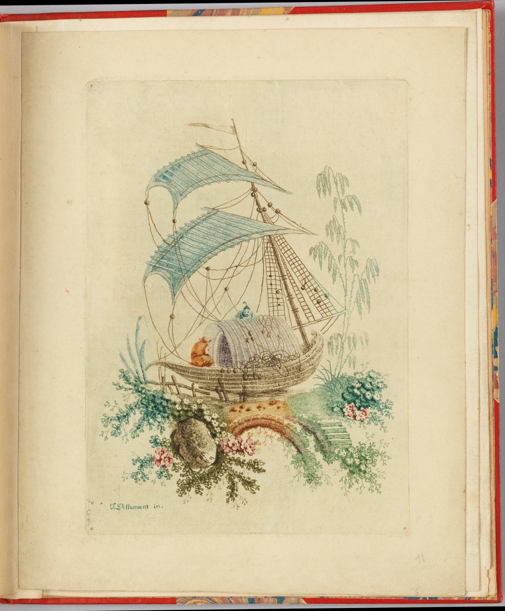 Disegno ornamentale da "Nouvelle suite de cahiers chinois a l