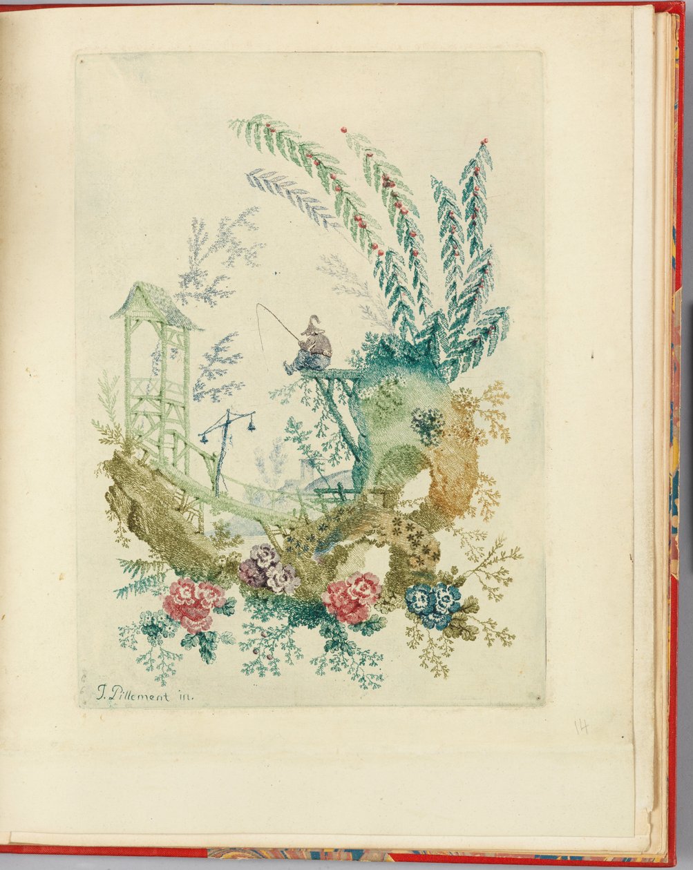 Disegno ornamentale da "Nouvelle suite de cahiers chinois a l