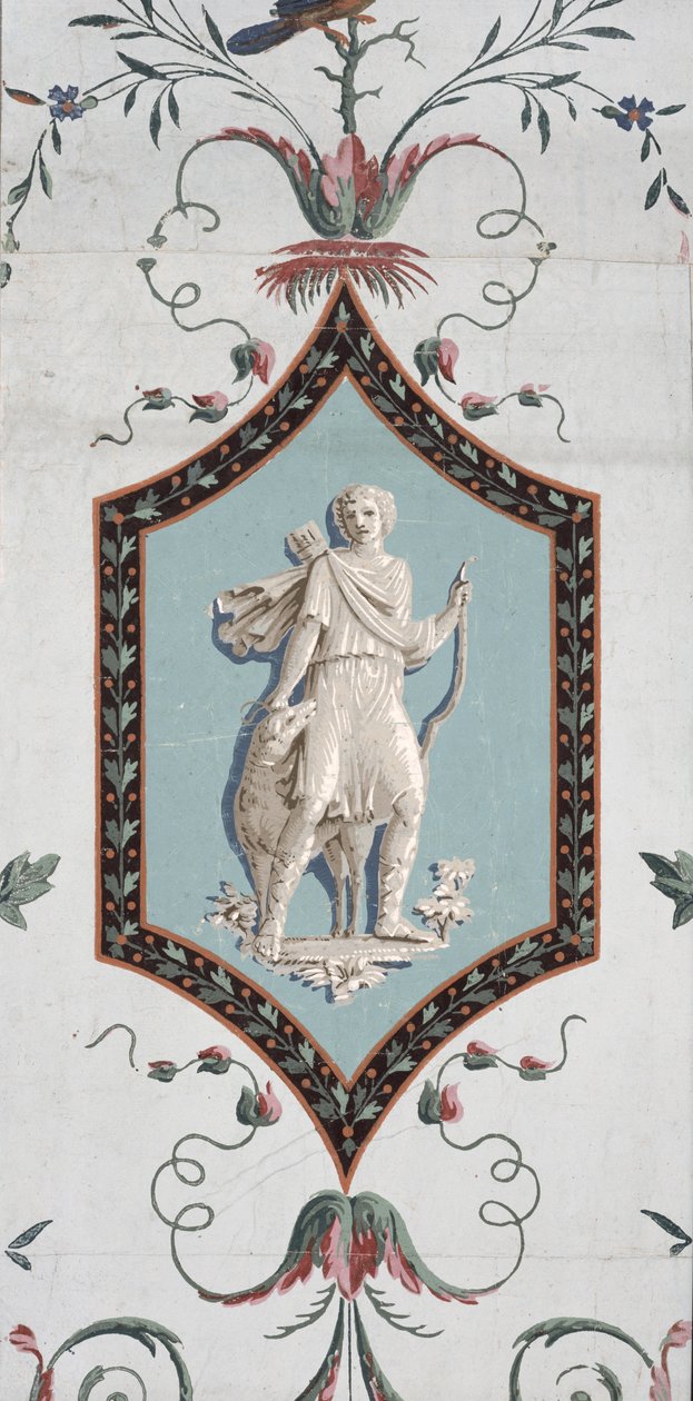 Progetto di carta da parati arabesco (dettaglio) da Jean Baptiste Réveillon