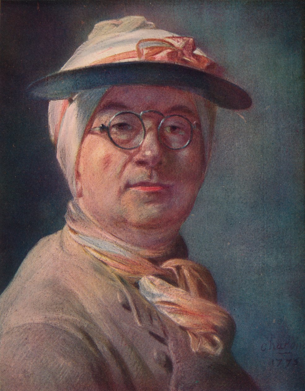 Autoritratto con occhiali, 1775 da Jean Baptiste Simeon Chardin