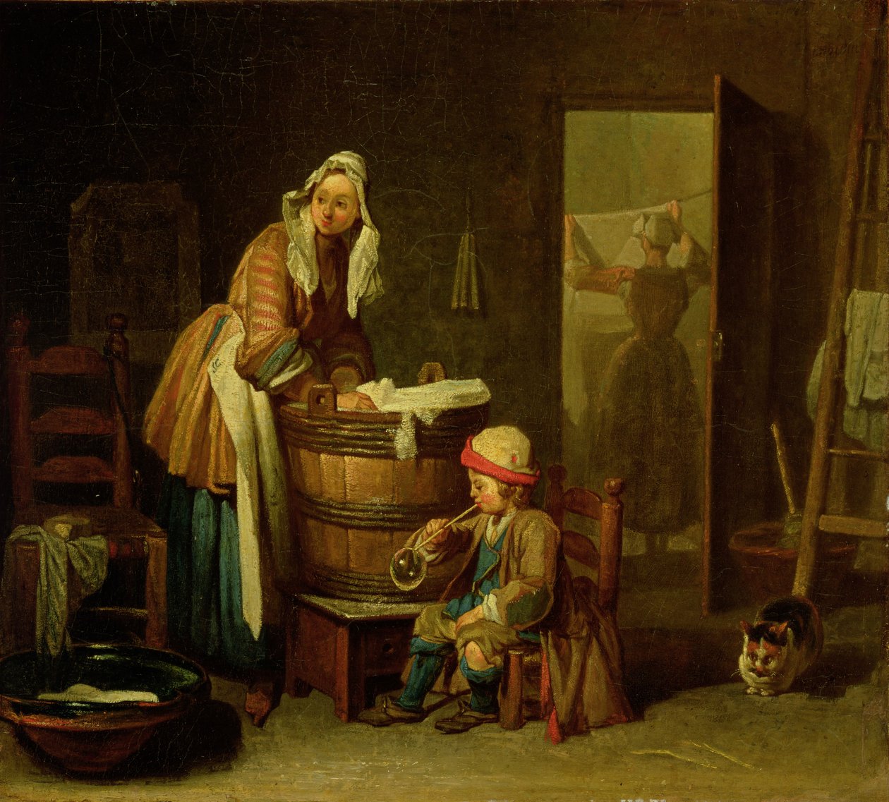 La lavandaia da Jean Baptiste Simeon Chardin