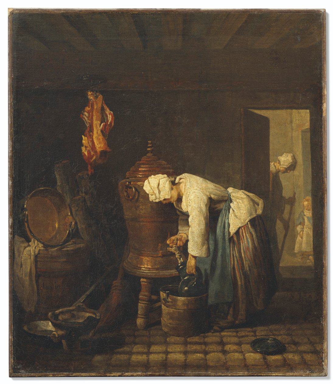 Francese:  La fontaine
Tedesco: Der Brunnen da Jean Baptiste Simeon Chardin