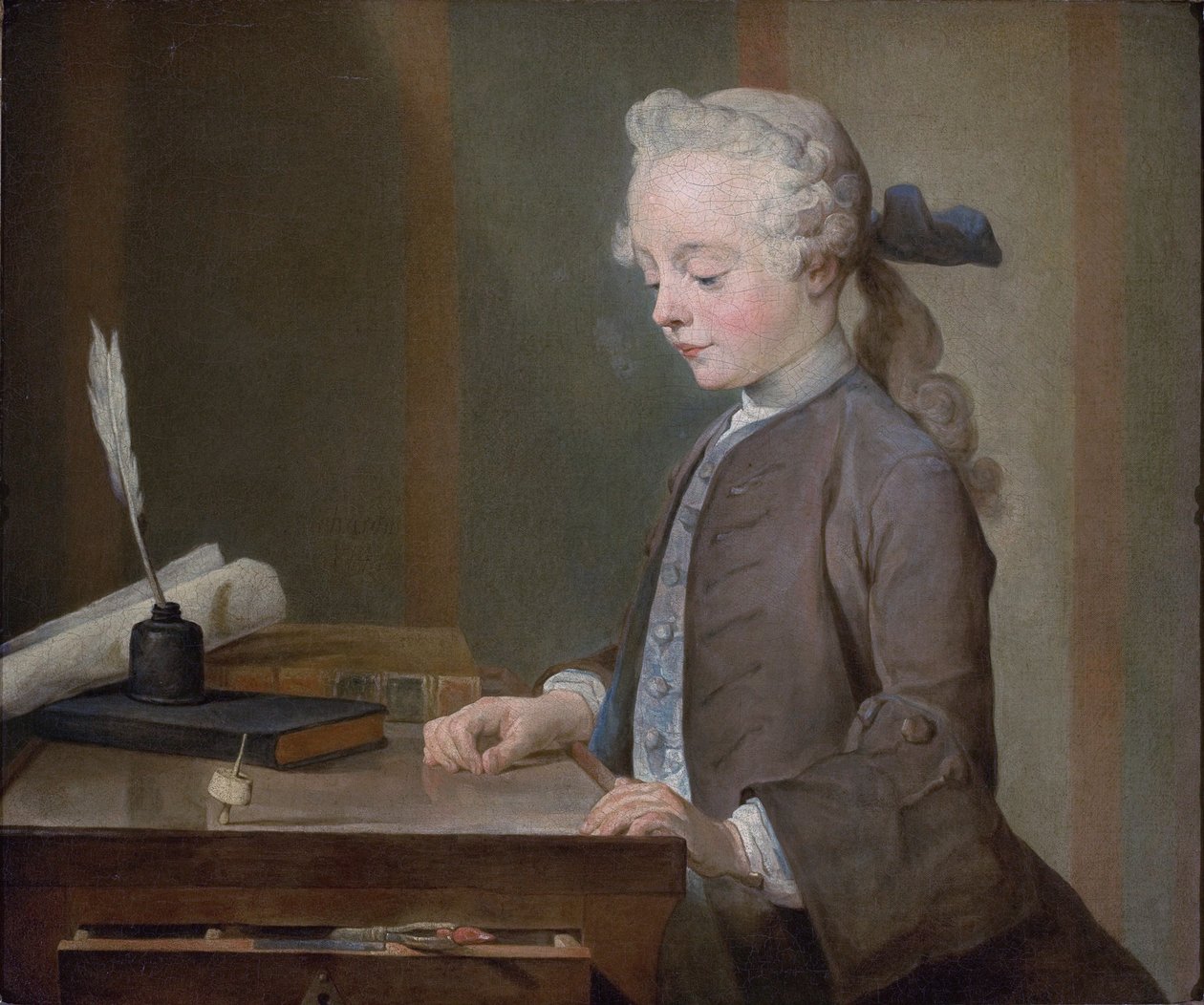 Ritratto di Auguste Gabriel Godefroy da Jean Baptiste Simeon Chardin