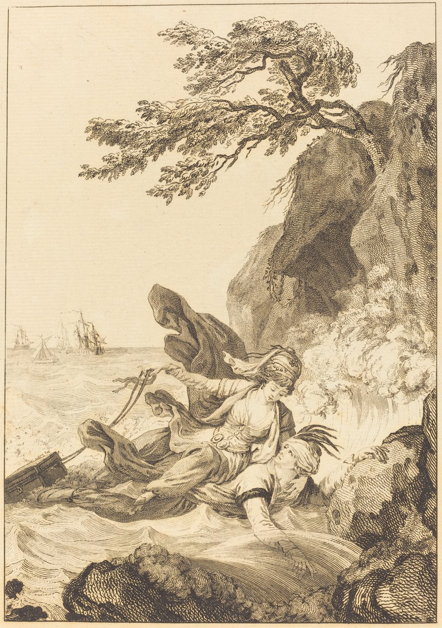 La fidanzata del re di Garbe: La cassetta da Jean Baptiste Tilliard after Charles Monnet