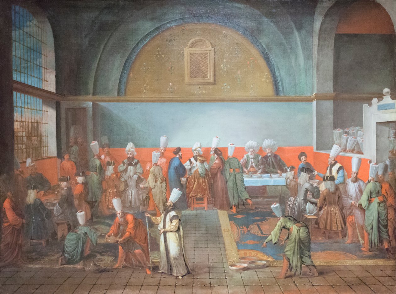 Cena al palazzo in onore di un ambasciatore da Jean Baptiste Vanmour