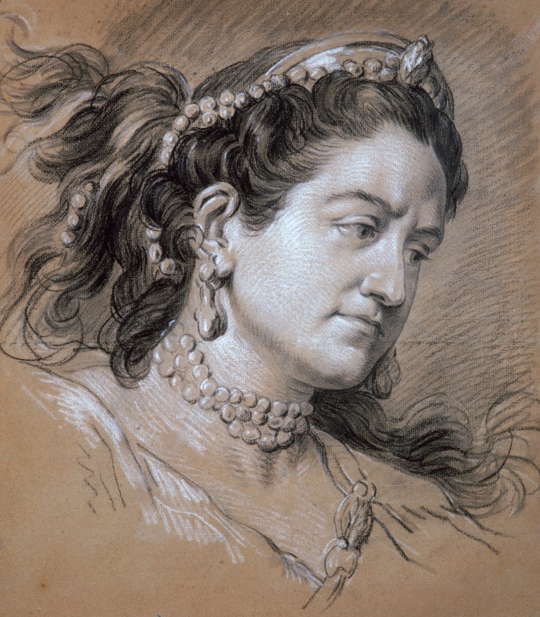 Ritratto di una donna, XVIII secolo da Jean Baptiste van Loo