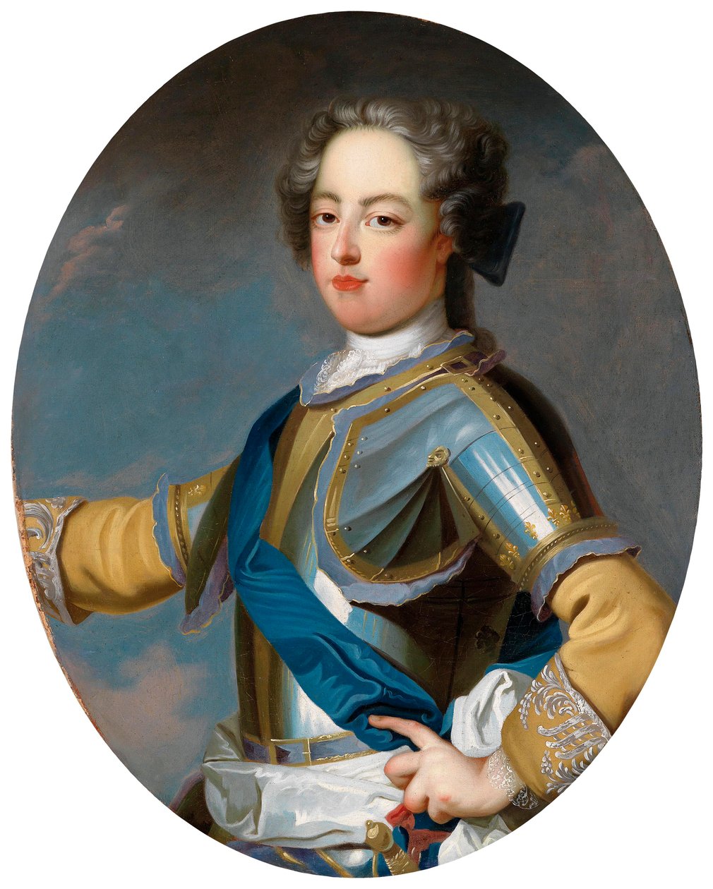 Ritratto del re Luigi XV 1710-1774 da Jean Baptiste van Loo