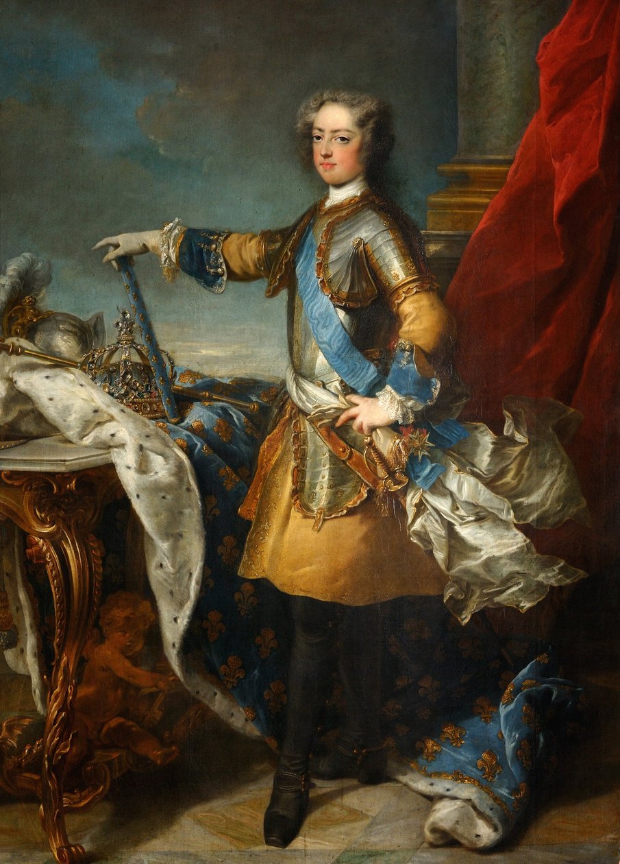 Ritratto del re Luigi XV 1710-1774, ca 1723-1724 da Jean Baptiste van Loo