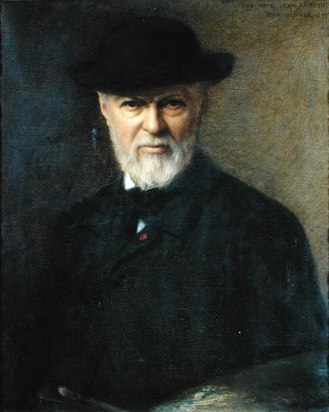 Ritratto di Jean-Jacques Henner (1829-1905) da Jean Benner