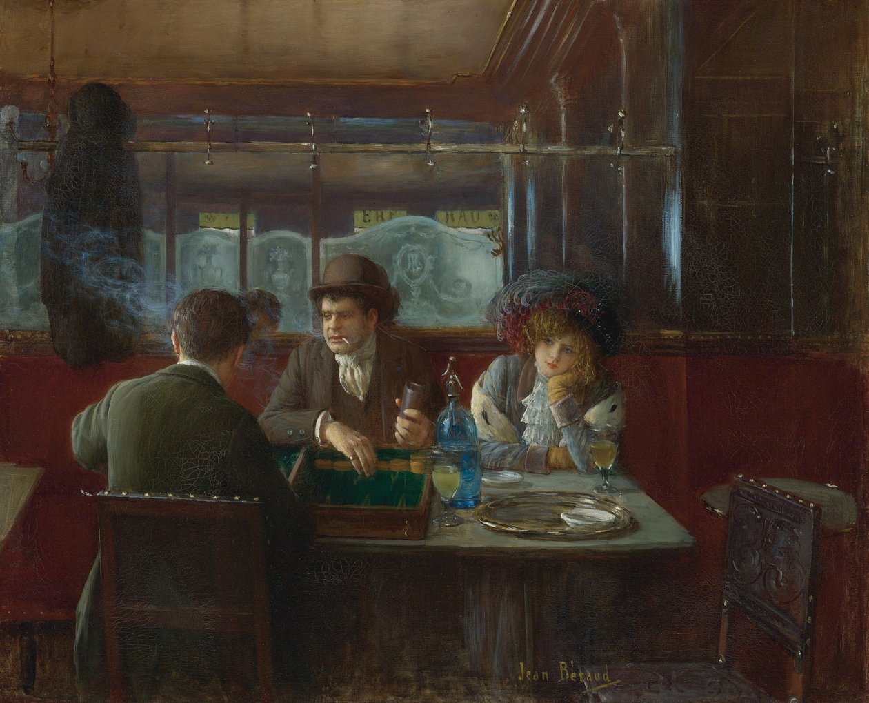 Backgammon al caffè da Jean Beraud
