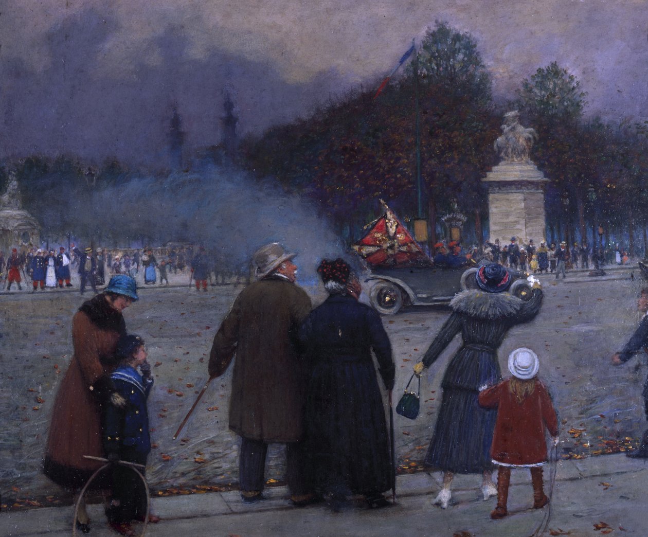 Bandiera tedesca portata agli Invalides da Jean Beraud