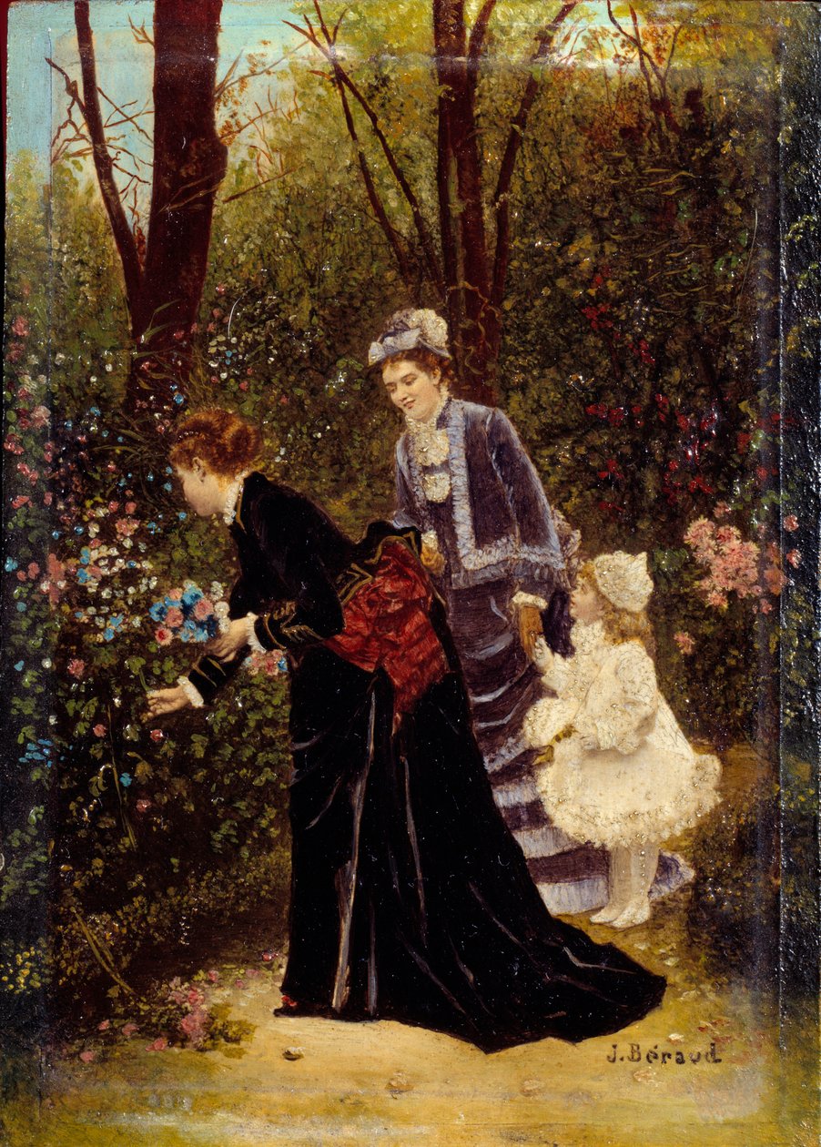 Nel giardino da Jean Beraud