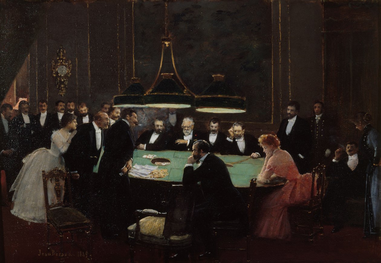 La sala da gioco del casinò da Jean Beraud
