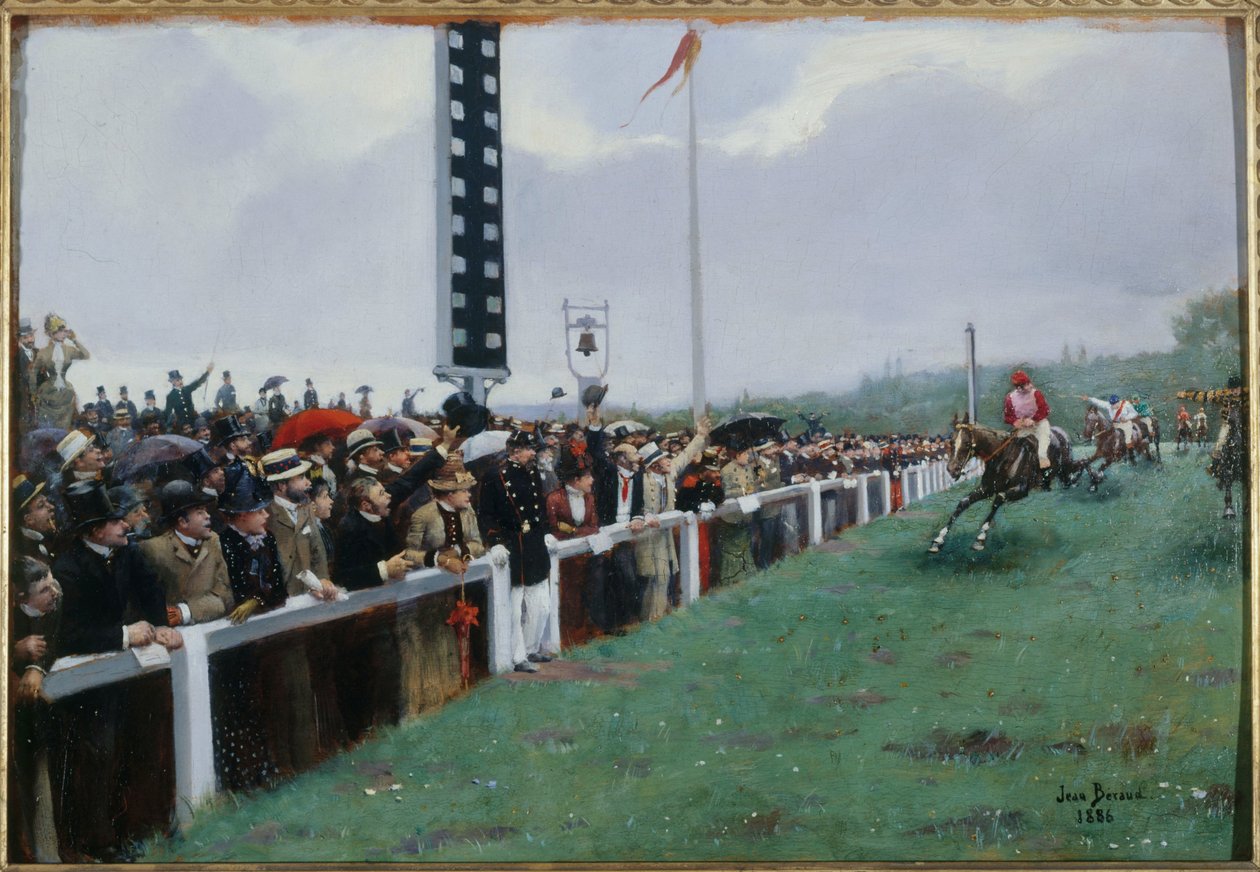 Gare a Longchamp; il traguardo da Jean Beraud