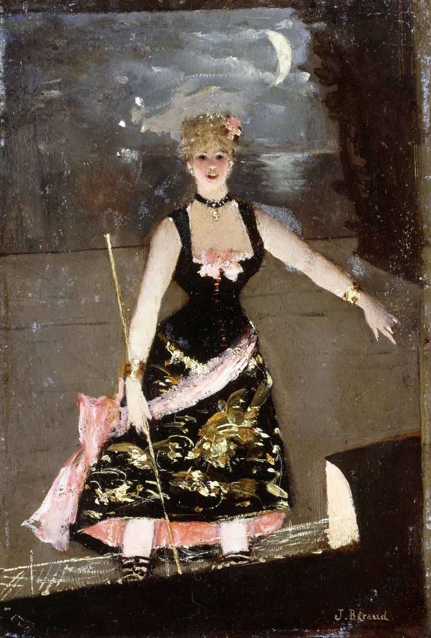 La cantante del Music Hall da Jean Beraud