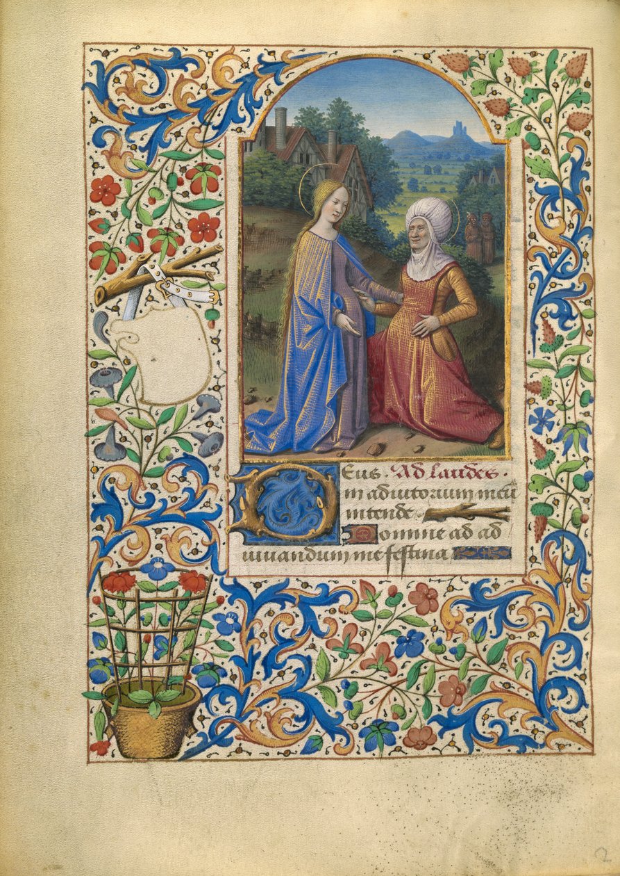 Die Heimsuchung da Jean Bourdichon