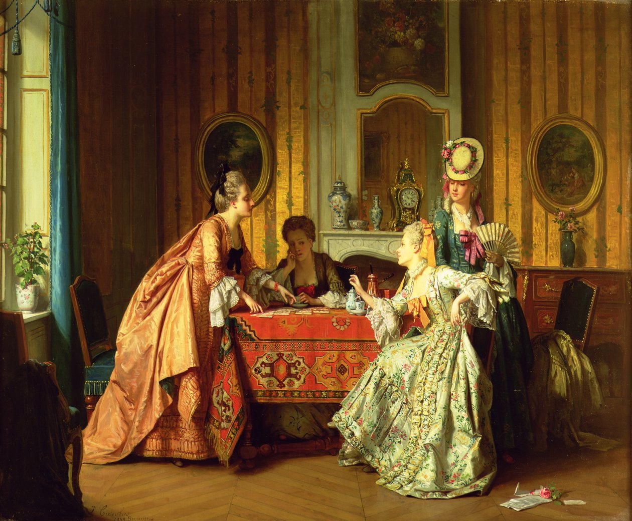 Una mano gentile, 1873 da Jean Carolus