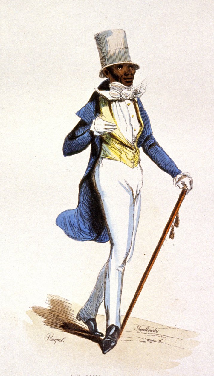 Un Mulatto nelle Antille Francesi, c.1850 da Jean Charles (1800 79) Pauquet