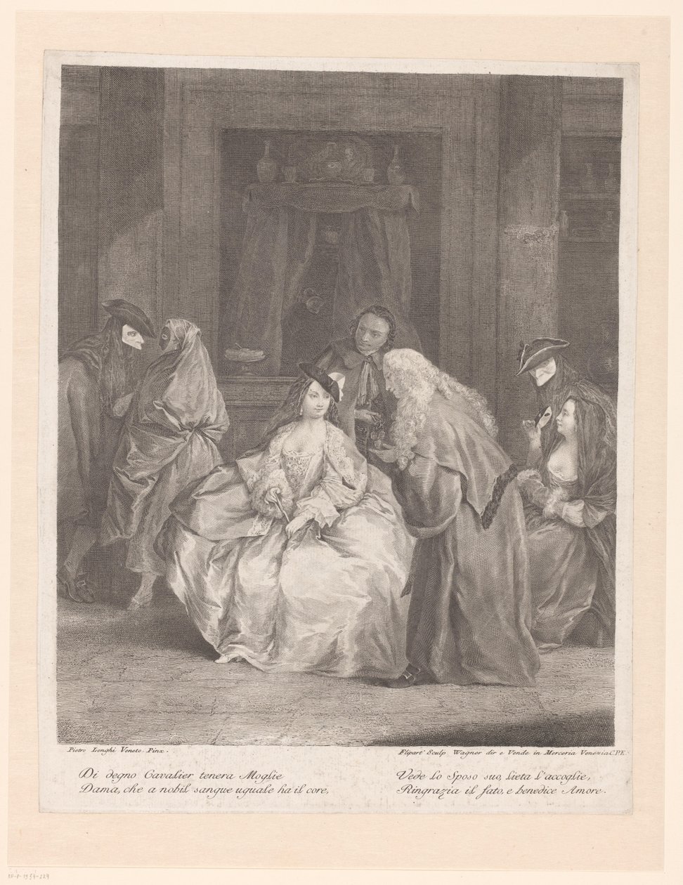 Ballo in maschera da Jean Charles Flipart