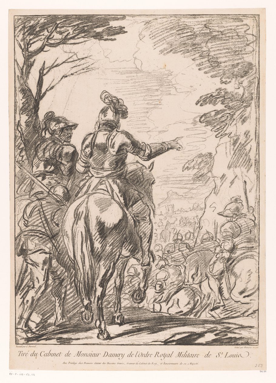 Due soldati a cavallo da Jean Charles François
