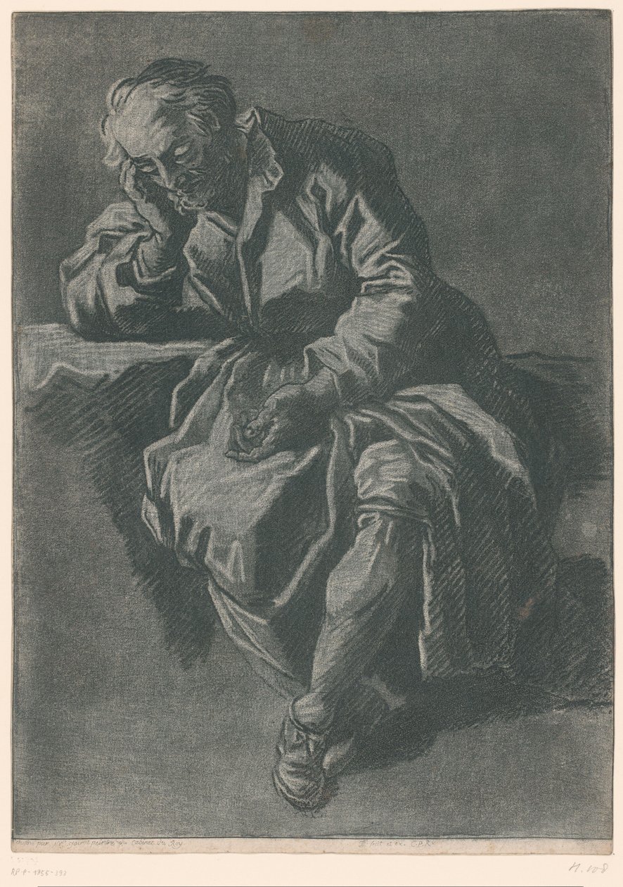 Uomo seduto da Jean Charles François
