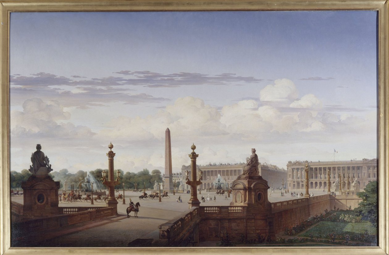 La place de la Concorde, vista dalla terrazza del bord de l