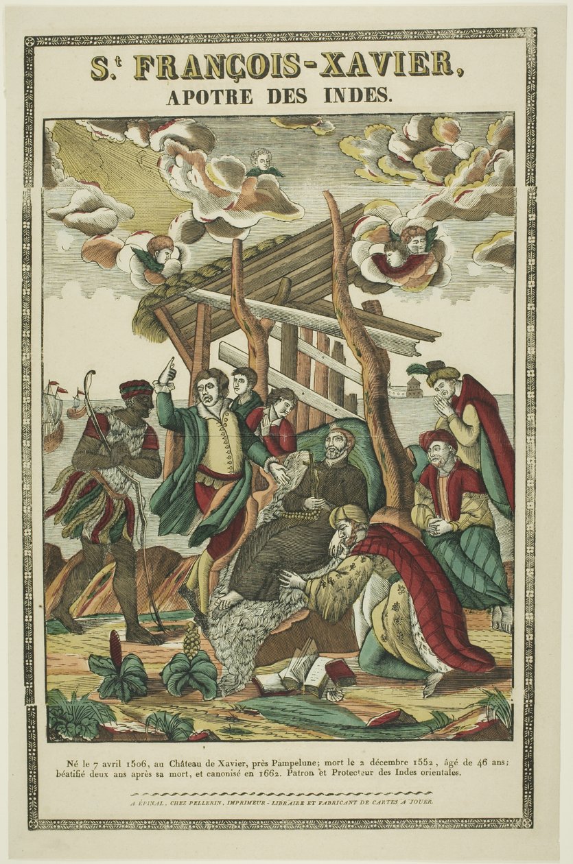 San Francesco Saverio, Apostolo delle Indie da Jean Charles Pellerin