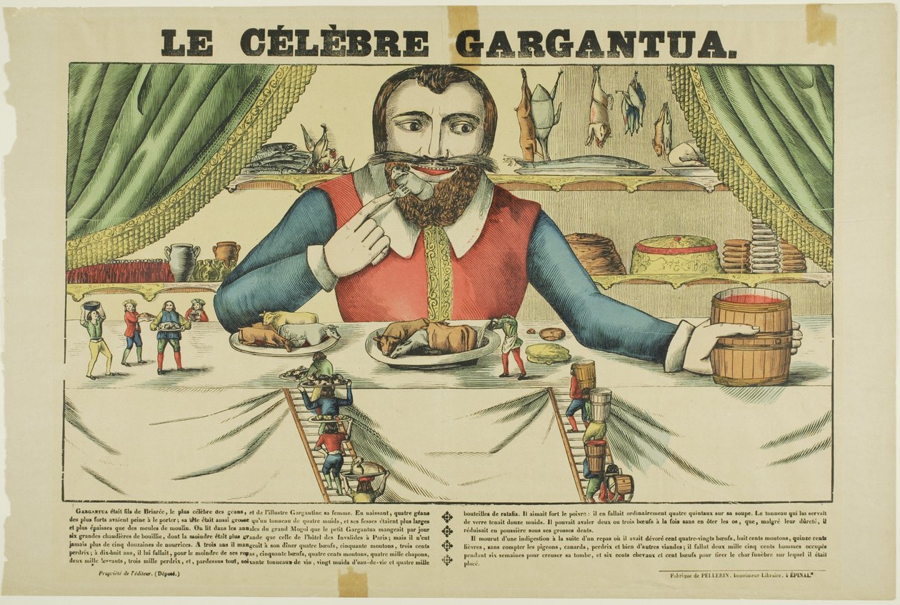 Il Famoso Gargantua da Jean Charles Pellerin