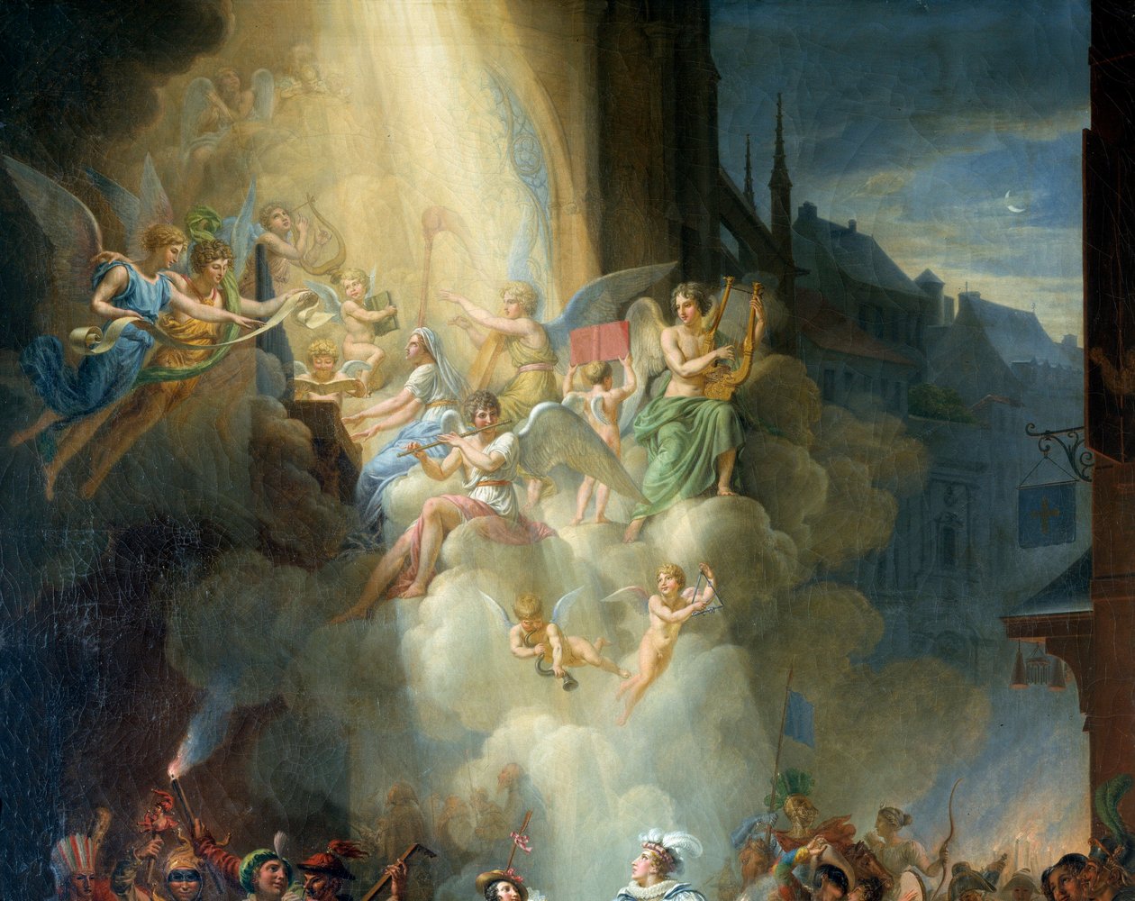 Dettaglio di La conversione di Henri de Joyeuse da Jean Charles Tardieu