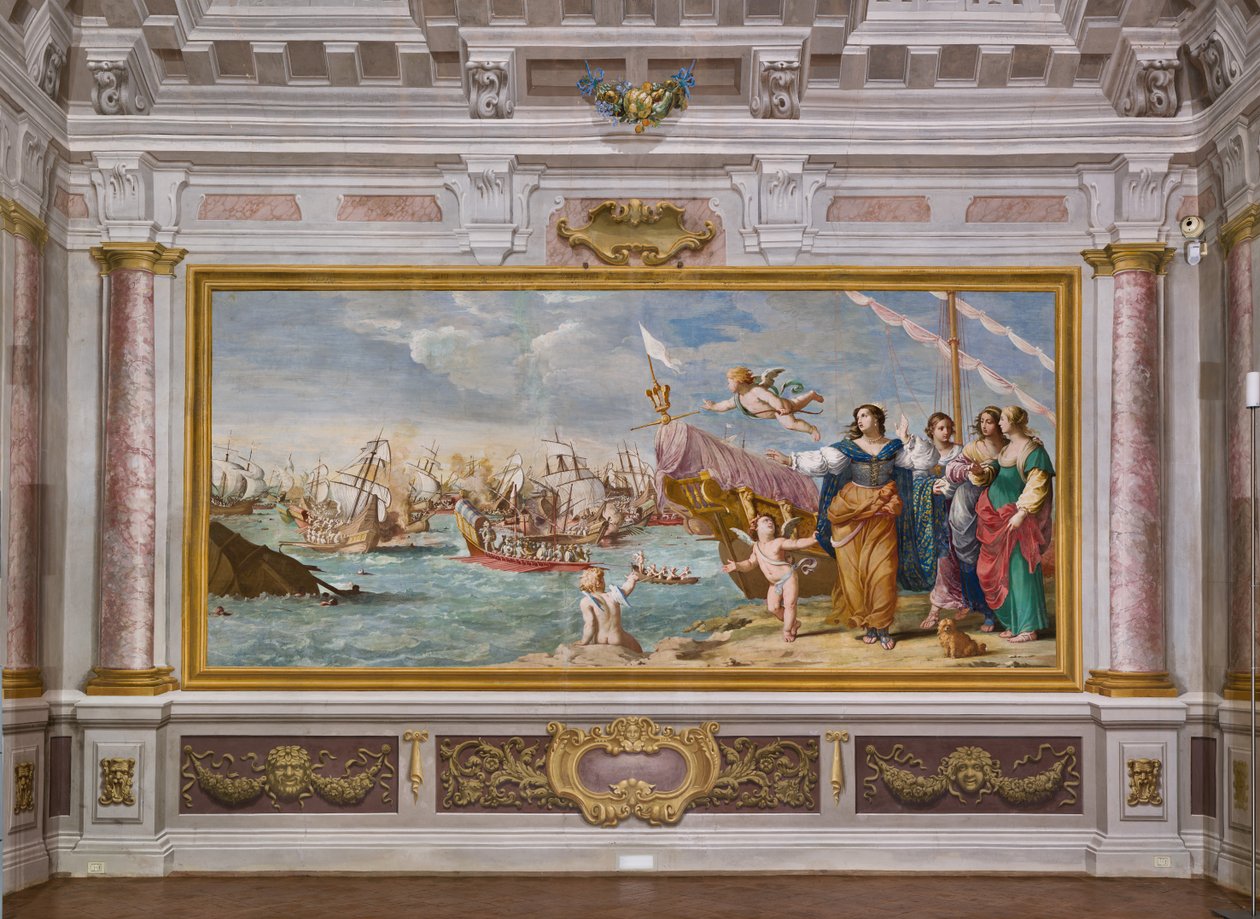Incontro di Marco Antonio e Cleopatra da Jean & Cialdieri Girolamo (1641 44)) Boulanger