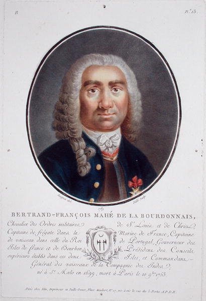 Bertrand-Francois Mahe de la Bourdonnais (1699-1753) da 