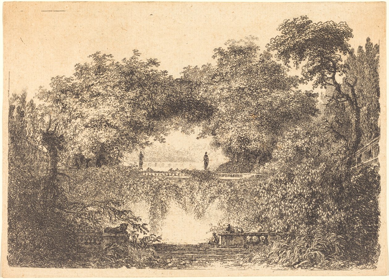 Il Piccolo Parco da Jean Claude Richard de Saint Non after Jean Honoré Fragonard