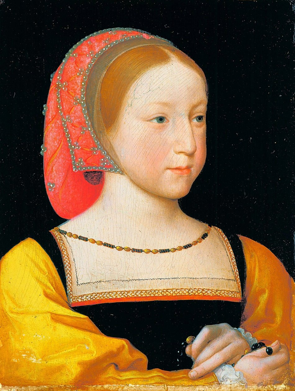 Francese: Ritratto di Carlotta di Valois Ritratto di Carlotta di Francia da Jean Clouet