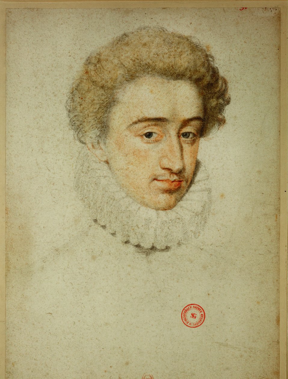 Il futuro re Enrico IV di Francia al momento del matrimonio con Margherita di Valois... (pastello su carta) da Jean Clouet