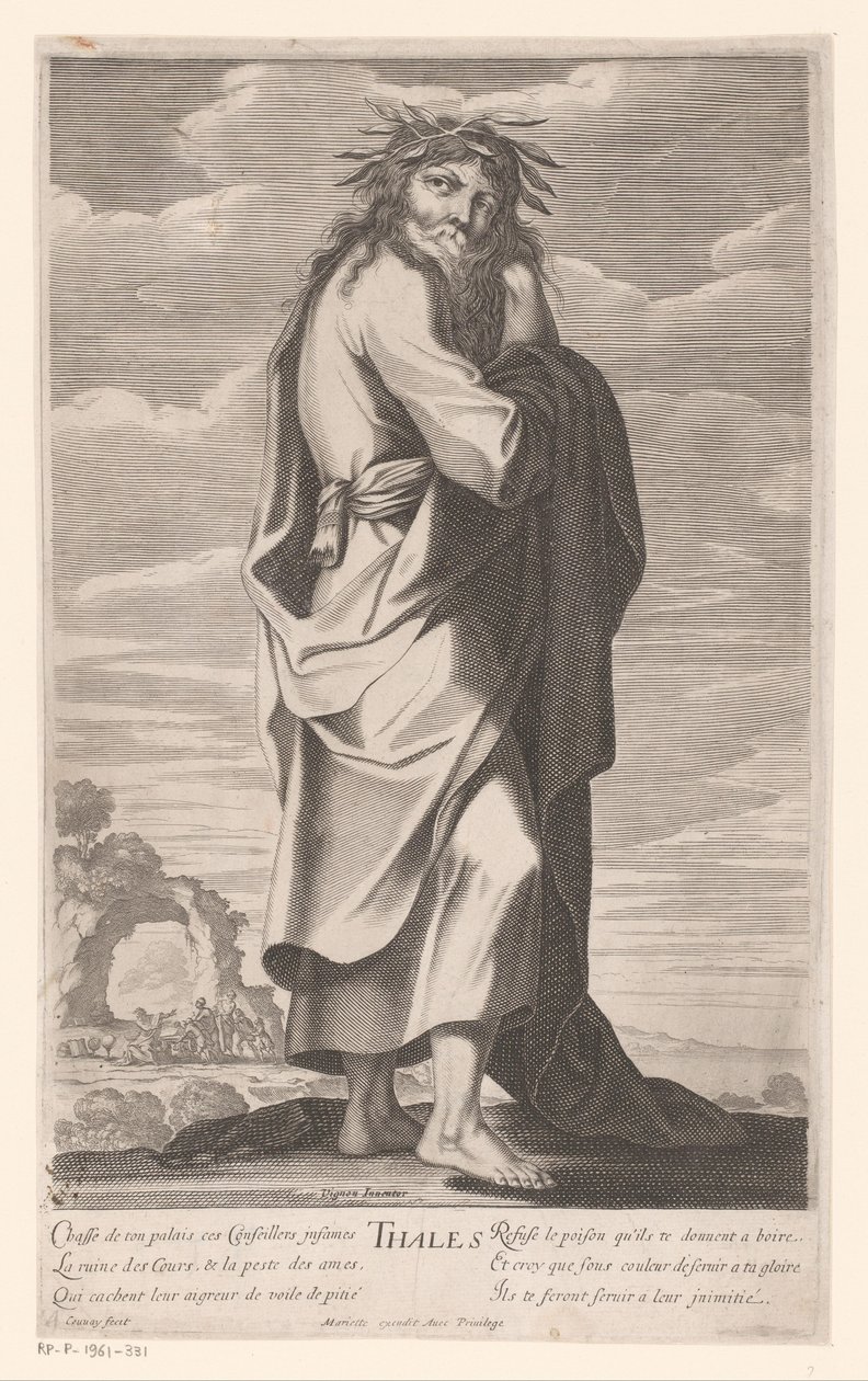 Talete di Mileto (serie I sette saggi della Grecia) da Jean Couvay