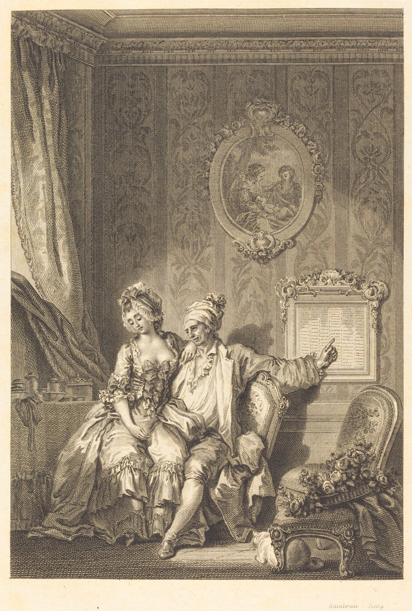 Il Calendario dei Vecchi da Jean Dambrun after Jean Honoré Fragonard