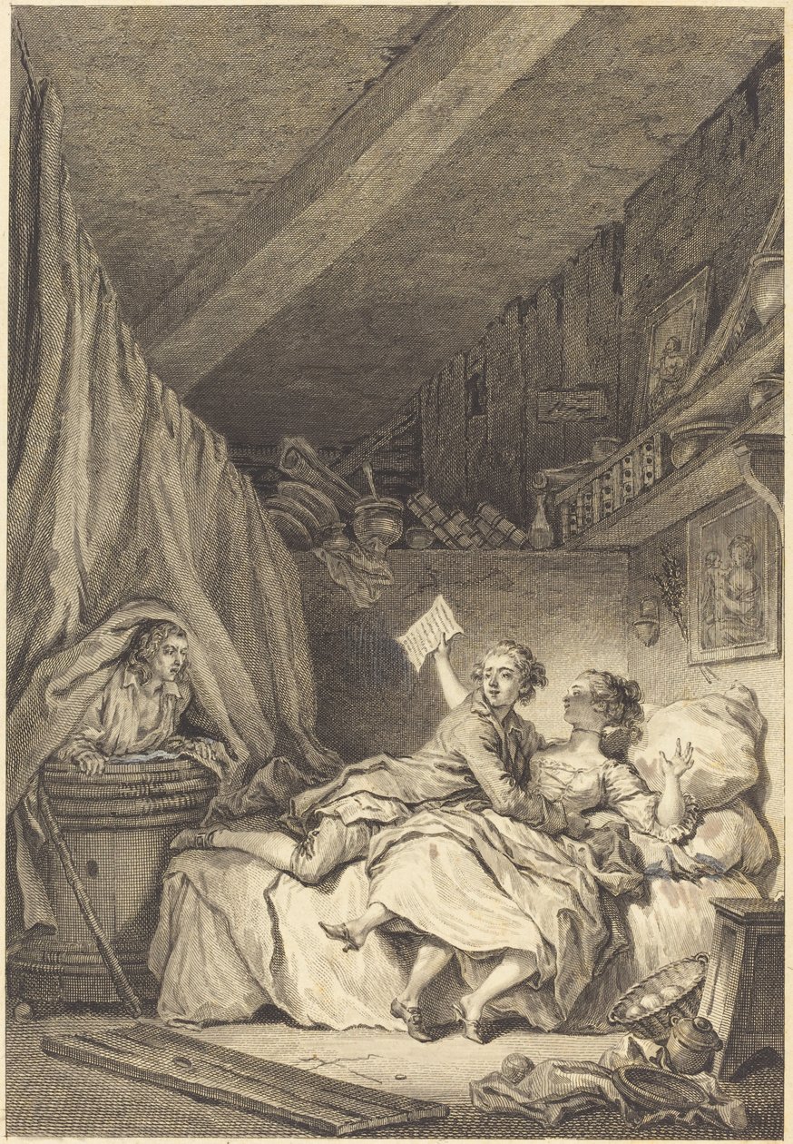Il Calzolaio da Jean Dambrun after Jean Honoré Fragonard