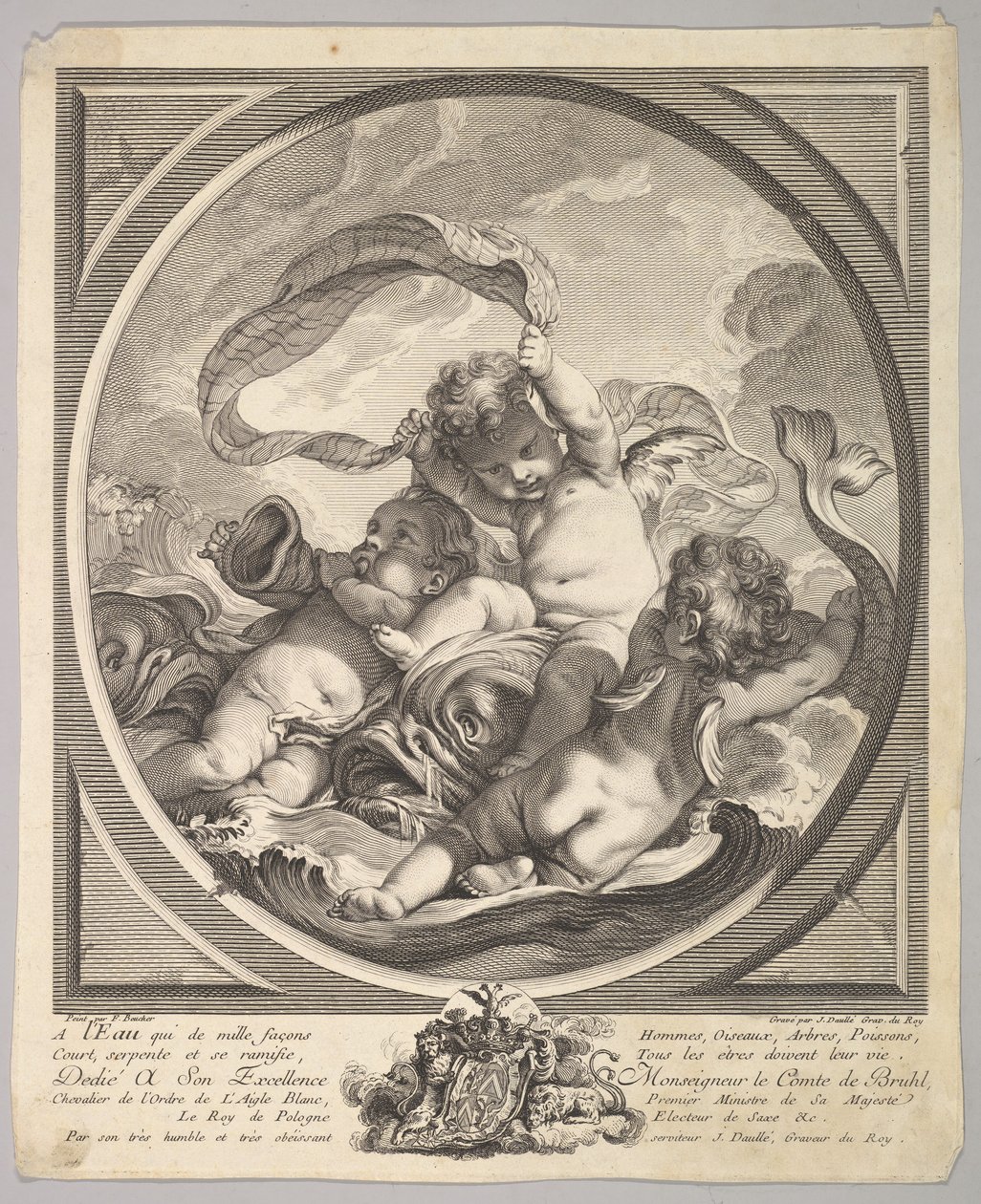 Acqua, ca. 1748 da Jean Daullé