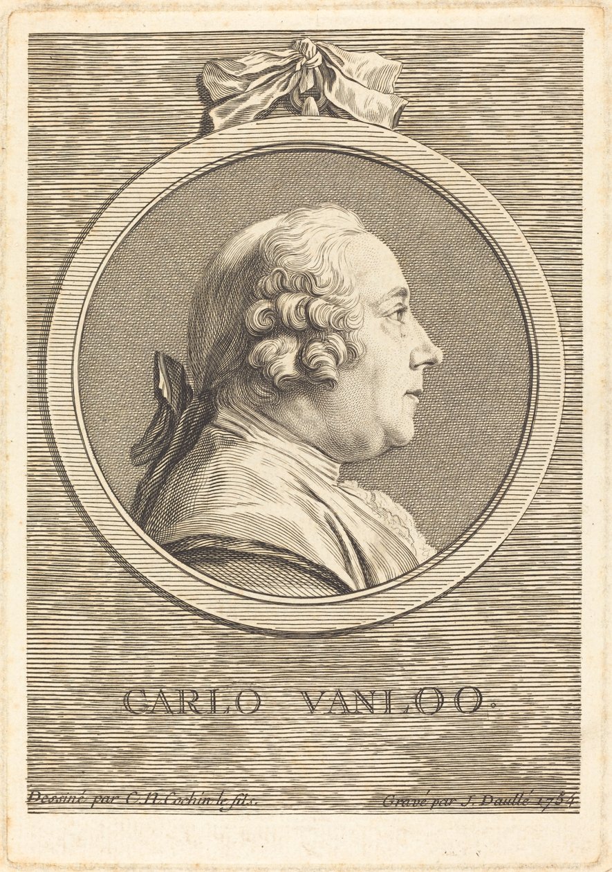 Carle Vanloo da Jean Daullé after Charles Nicolas Cochin II