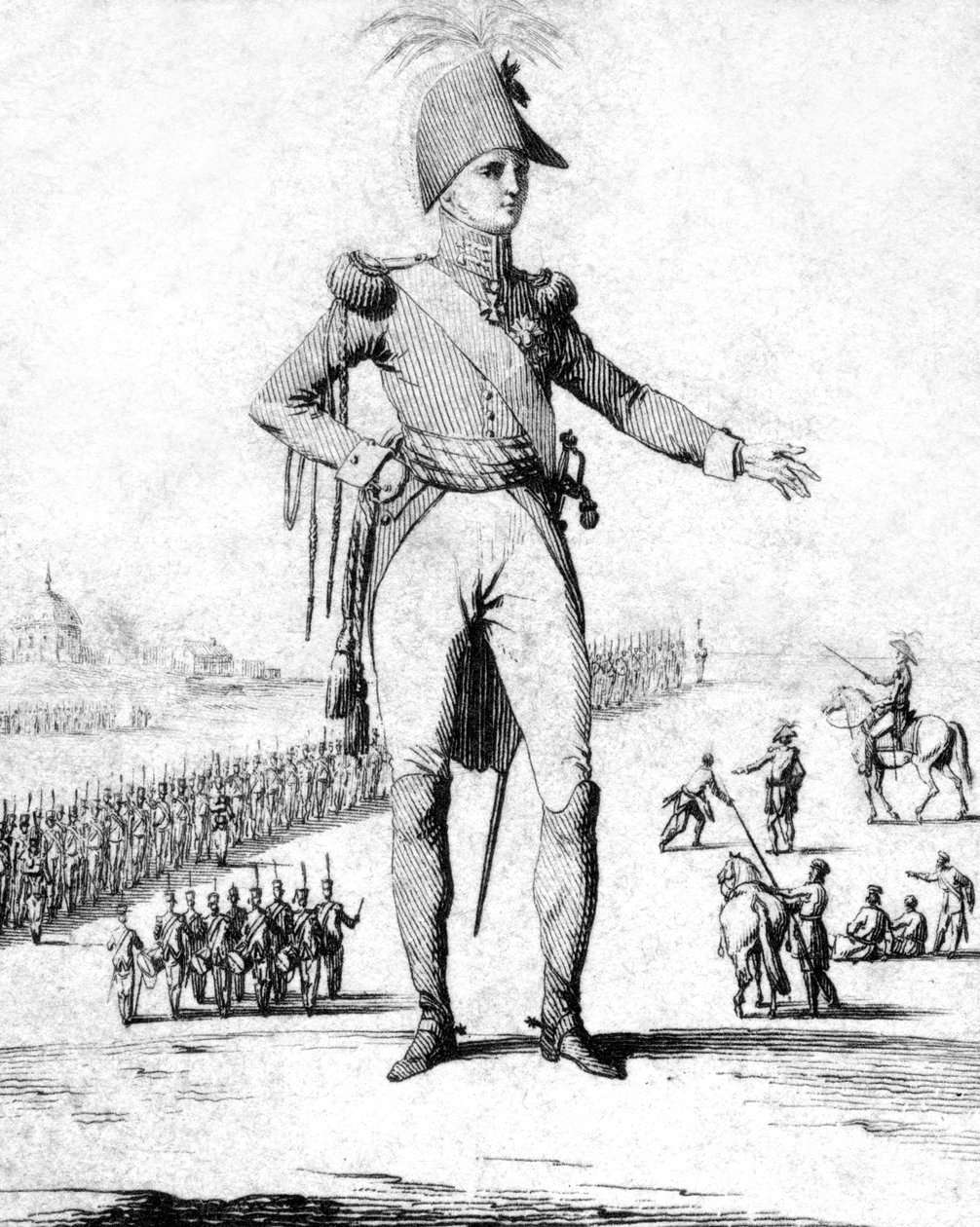 Alessandro I di Russia, imperatore di Russia, inizio XIX secolo da Jean Duplessis Bertaux