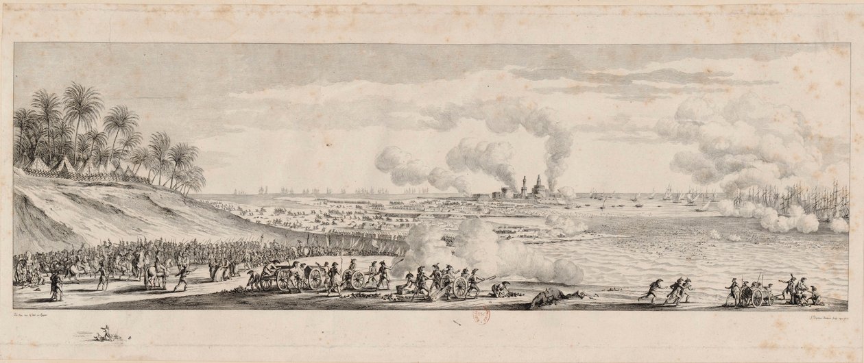 Battaglia di Aboukir, 25 luglio 1799 da Jean Duplessis Bertaux