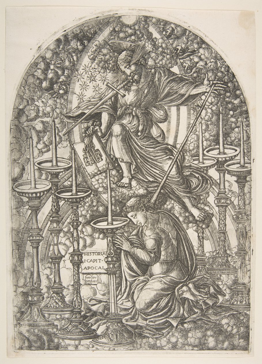 San Giovanni vede sette candelabri d