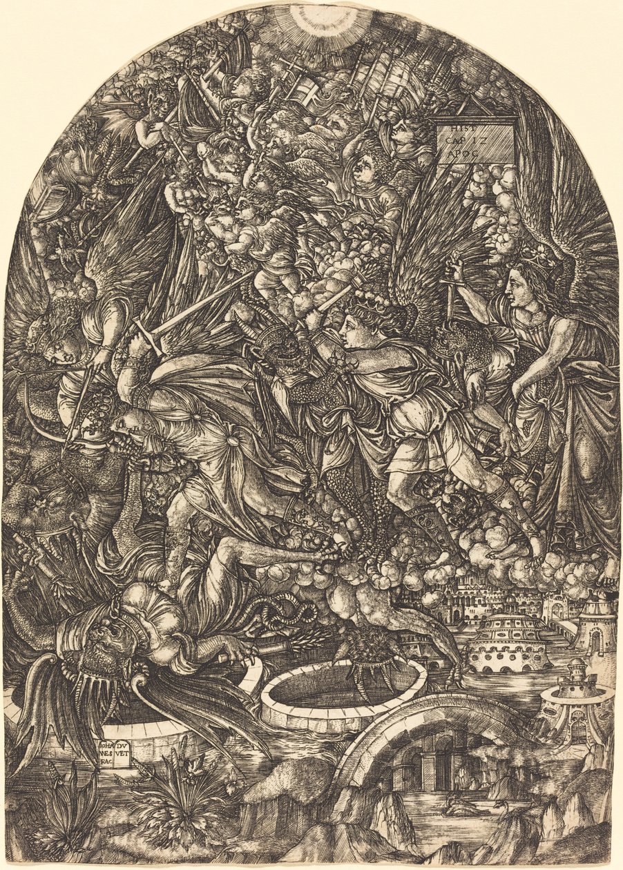 San Michele e il Drago da Jean Duvet