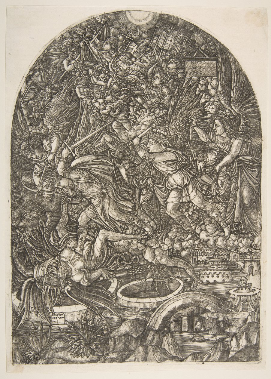San Michele e il Drago, dall