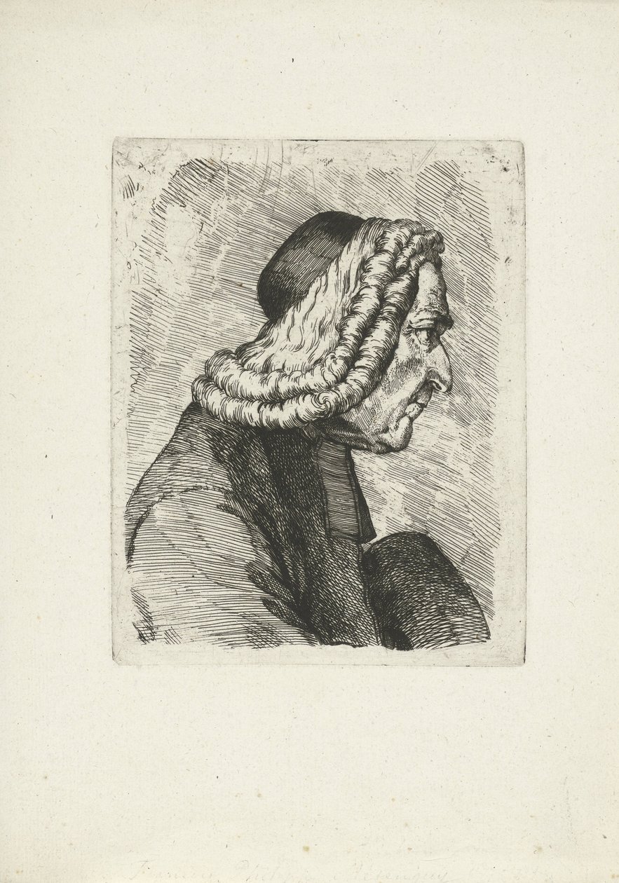 Ritratto di Francois-Philippe Mesenguy da Jean Duvivier (attributed to)