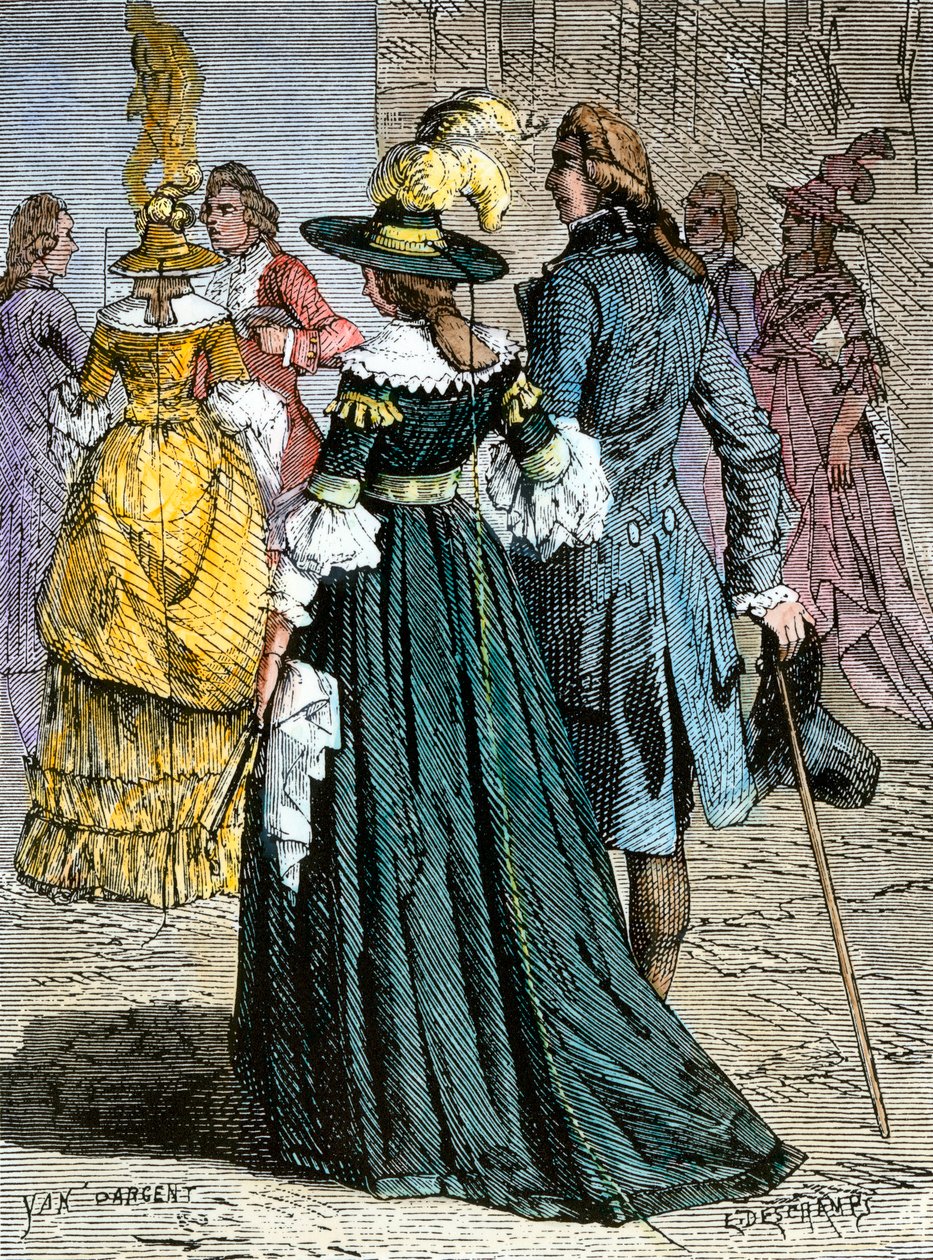 Moda parigina da Jean Edouard (1824-99) Dargent