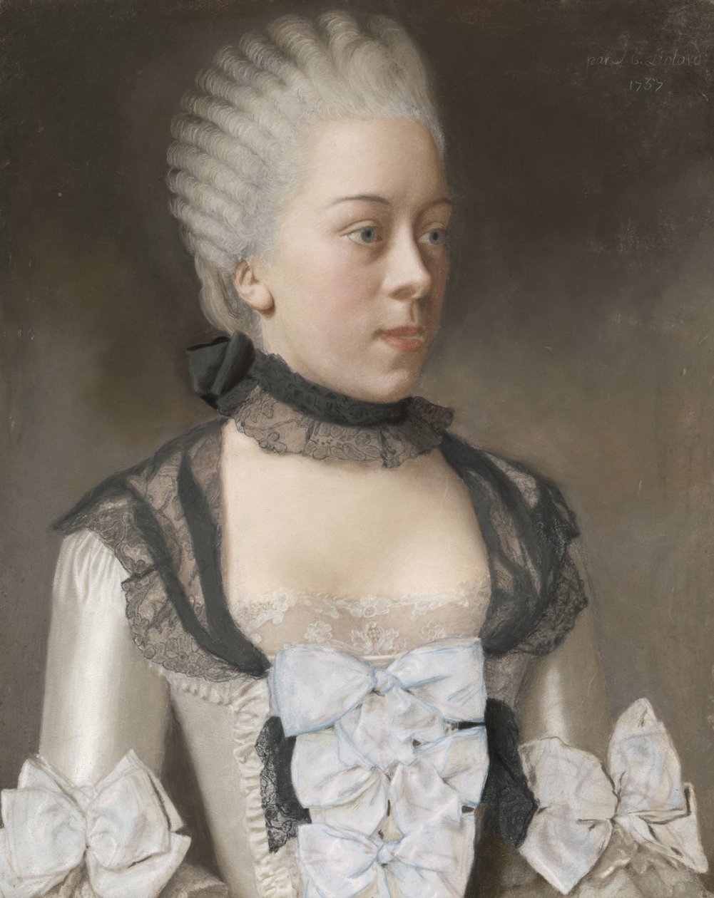 Wilhelmina Hillegonda Schuyt da Jean Etienne Liotard (signed by artist)