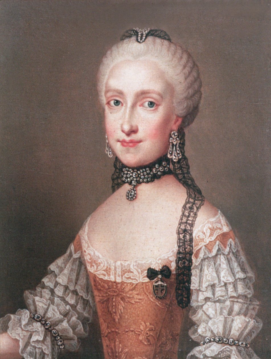 Infanta Maria Ludovica, figlia di Carlo III di Spagna e moglie di Leopoldo II (1747-92) imperatore del Sacro Romano Impero e granduca di Toscana da Jean Étienne Liotard